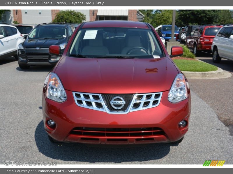 Cayenne Red / Gray 2013 Nissan Rogue S Special Edition