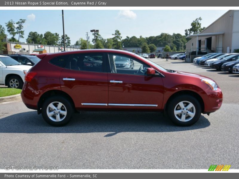 Cayenne Red / Gray 2013 Nissan Rogue S Special Edition