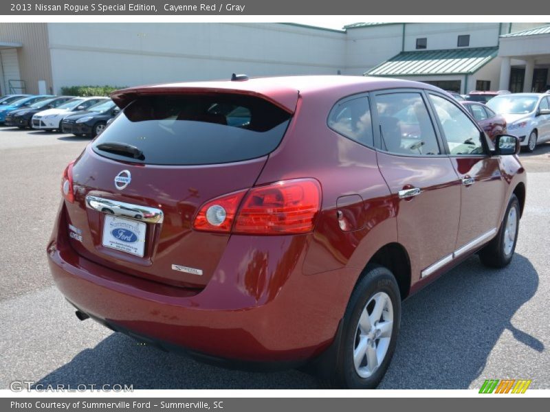 Cayenne Red / Gray 2013 Nissan Rogue S Special Edition