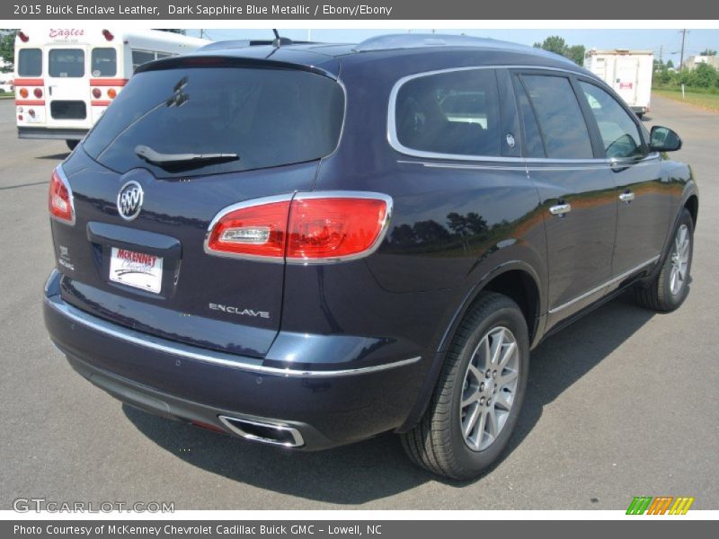 Dark Sapphire Blue Metallic / Ebony/Ebony 2015 Buick Enclave Leather
