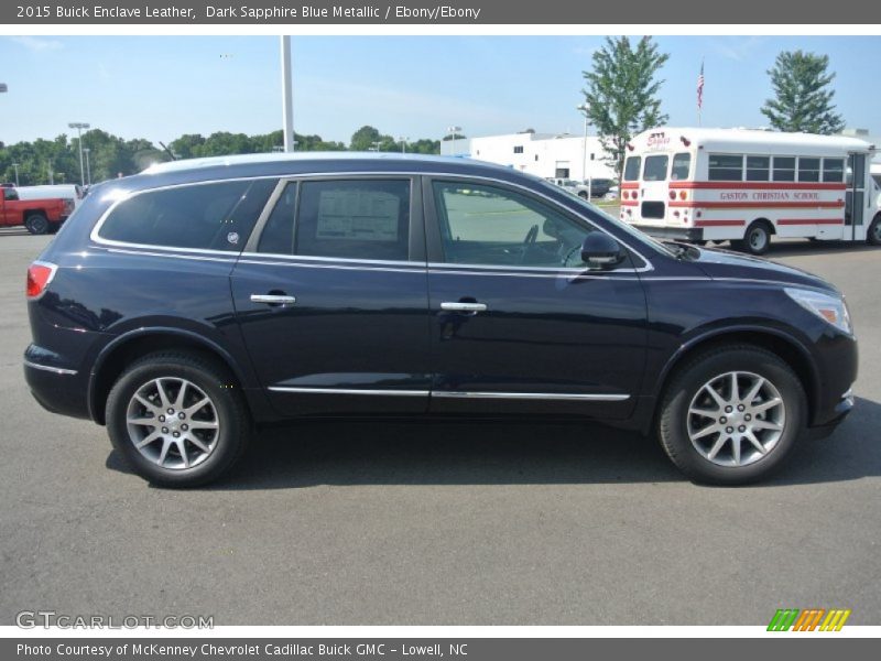 Dark Sapphire Blue Metallic / Ebony/Ebony 2015 Buick Enclave Leather
