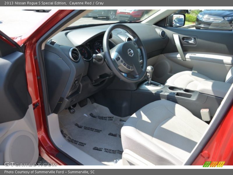 Cayenne Red / Gray 2013 Nissan Rogue S Special Edition