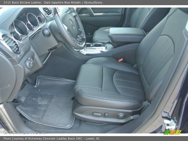 Dark Sapphire Blue Metallic / Ebony/Ebony 2015 Buick Enclave Leather