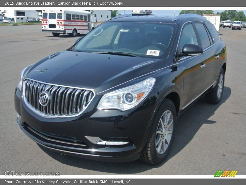 Carbon Black Metallic / Ebony/Ebony 2015 Buick Enclave Leather