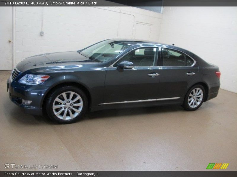 Smoky Granite Mica / Black 2010 Lexus LS 460 AWD