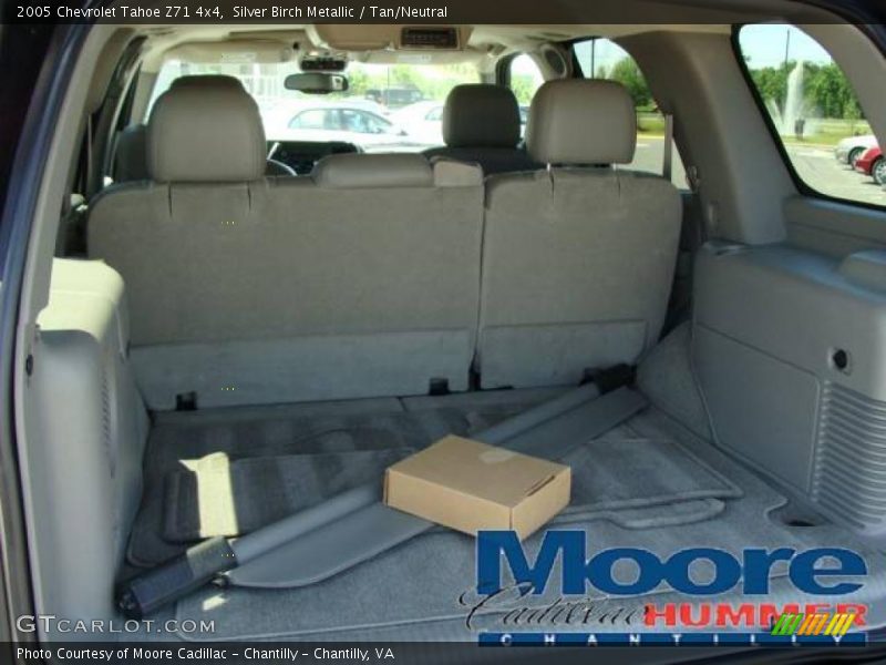 Silver Birch Metallic / Tan/Neutral 2005 Chevrolet Tahoe Z71 4x4