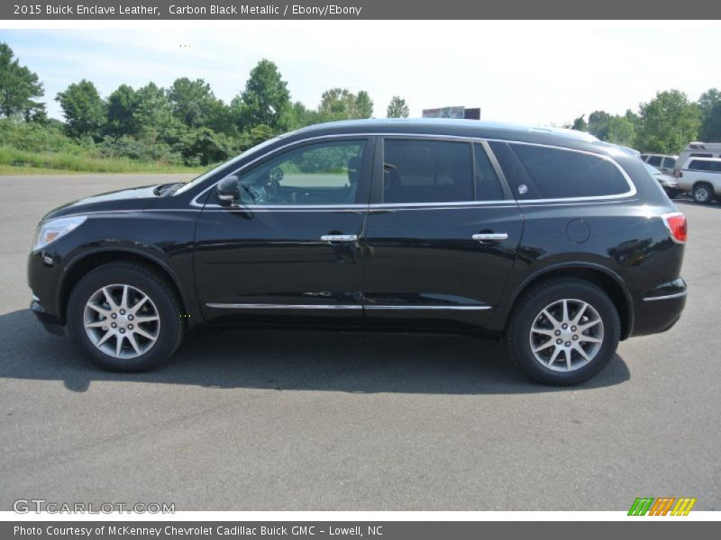 Carbon Black Metallic / Ebony/Ebony 2015 Buick Enclave Leather