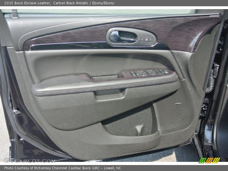 Carbon Black Metallic / Ebony/Ebony 2015 Buick Enclave Leather