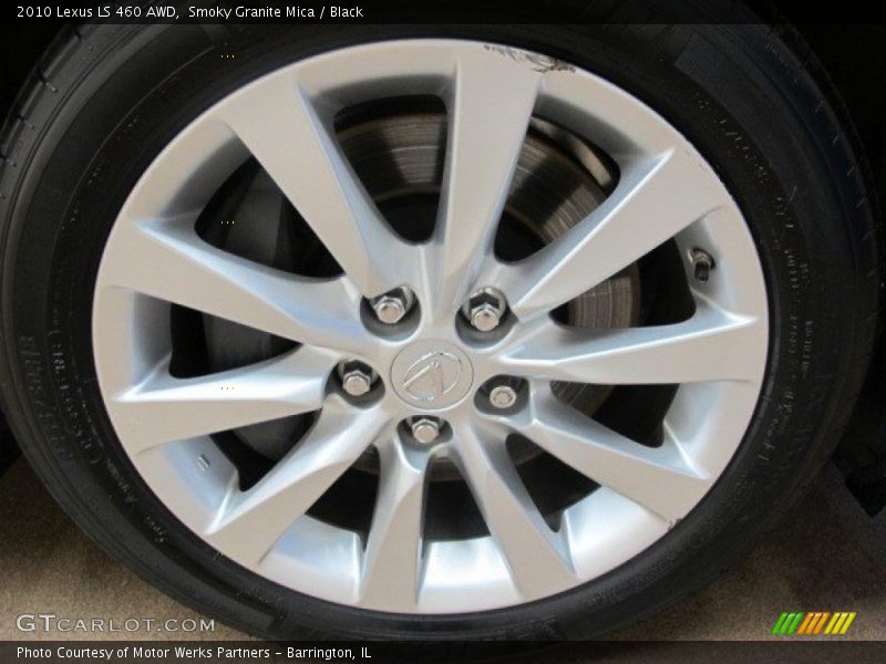 Smoky Granite Mica / Black 2010 Lexus LS 460 AWD