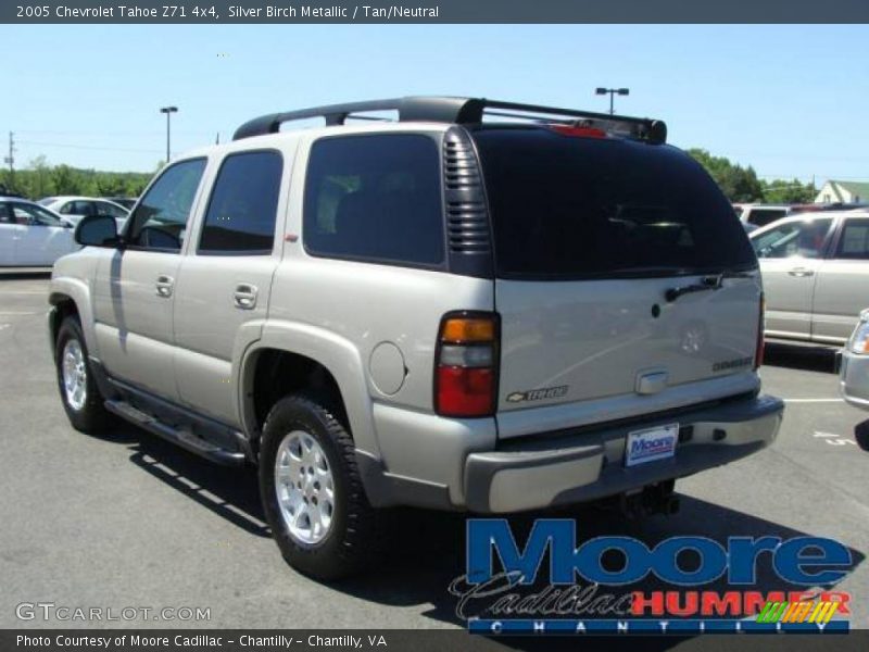 Silver Birch Metallic / Tan/Neutral 2005 Chevrolet Tahoe Z71 4x4