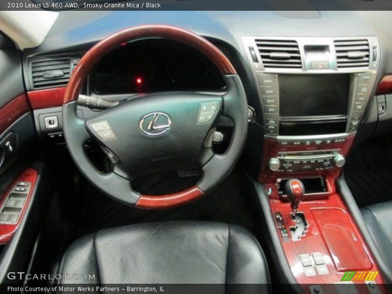 Smoky Granite Mica / Black 2010 Lexus LS 460 AWD