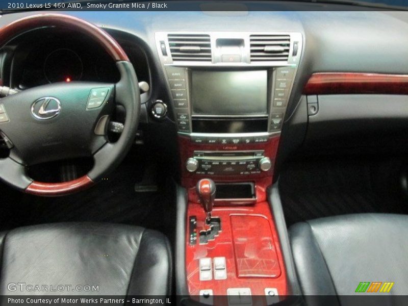 Smoky Granite Mica / Black 2010 Lexus LS 460 AWD
