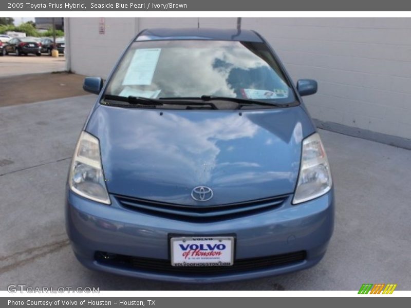Seaside Blue Pearl / Ivory/Brown 2005 Toyota Prius Hybrid