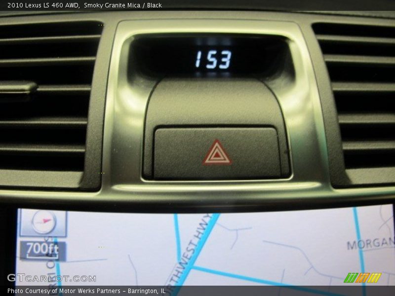 Smoky Granite Mica / Black 2010 Lexus LS 460 AWD
