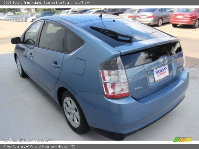 Seaside Blue Pearl / Ivory/Brown 2005 Toyota Prius Hybrid