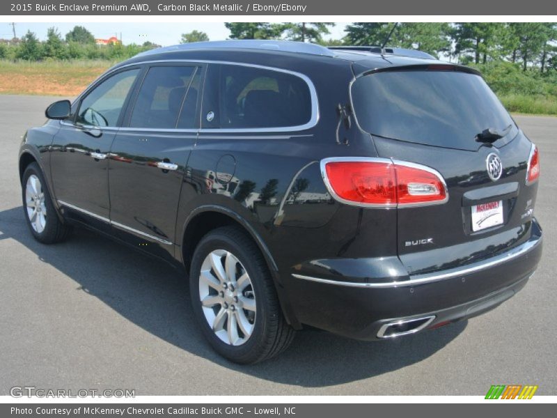 Carbon Black Metallic / Ebony/Ebony 2015 Buick Enclave Premium AWD