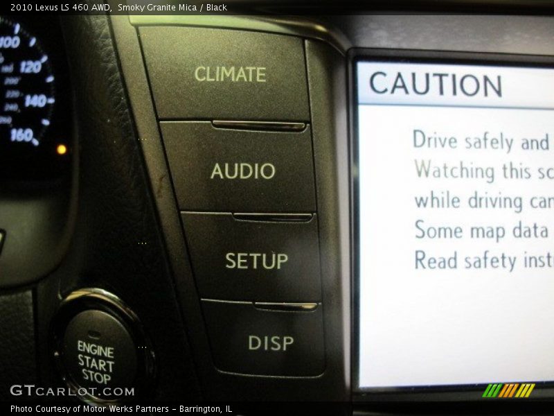 Smoky Granite Mica / Black 2010 Lexus LS 460 AWD