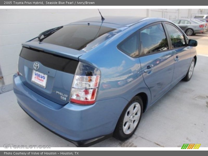 Seaside Blue Pearl / Ivory/Brown 2005 Toyota Prius Hybrid