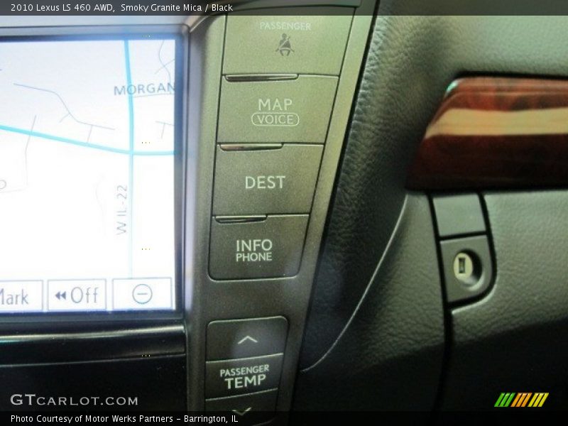 Smoky Granite Mica / Black 2010 Lexus LS 460 AWD