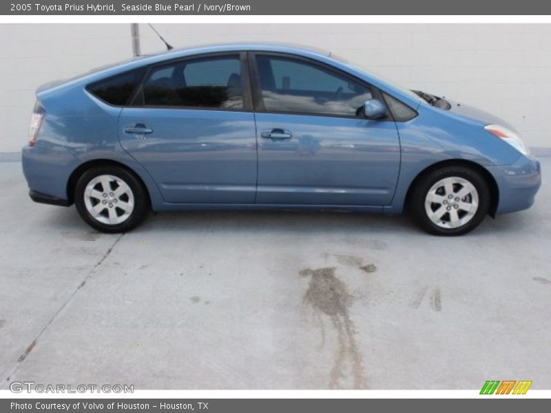 Seaside Blue Pearl / Ivory/Brown 2005 Toyota Prius Hybrid