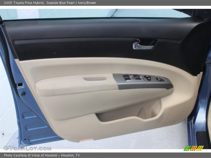 Seaside Blue Pearl / Ivory/Brown 2005 Toyota Prius Hybrid