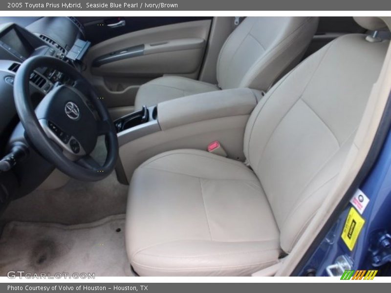 Seaside Blue Pearl / Ivory/Brown 2005 Toyota Prius Hybrid