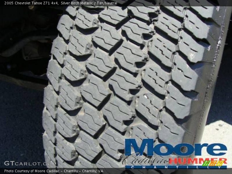 Silver Birch Metallic / Tan/Neutral 2005 Chevrolet Tahoe Z71 4x4