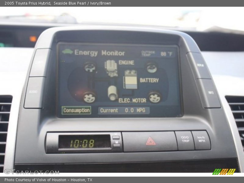 Seaside Blue Pearl / Ivory/Brown 2005 Toyota Prius Hybrid