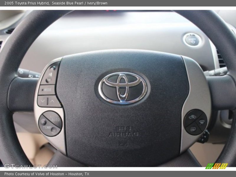 Seaside Blue Pearl / Ivory/Brown 2005 Toyota Prius Hybrid