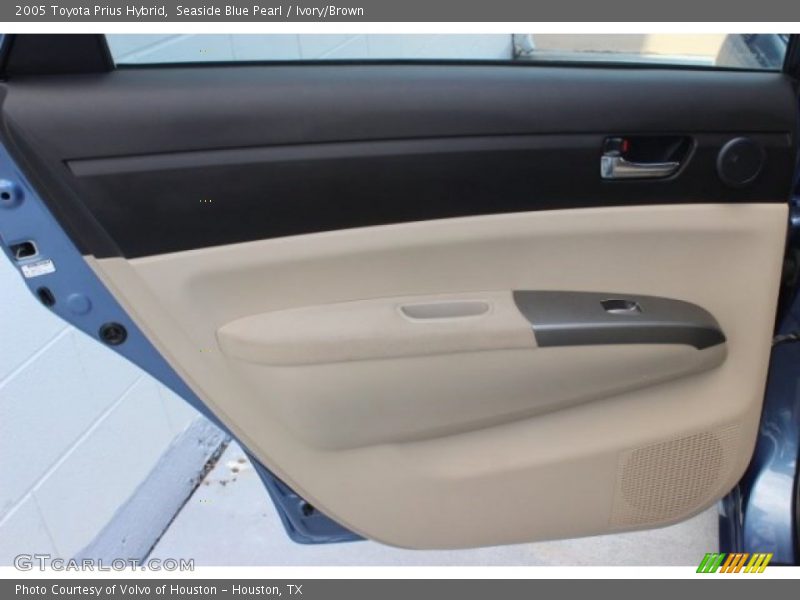 Seaside Blue Pearl / Ivory/Brown 2005 Toyota Prius Hybrid
