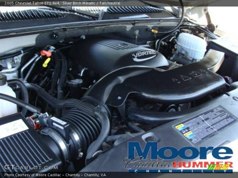 Silver Birch Metallic / Tan/Neutral 2005 Chevrolet Tahoe Z71 4x4