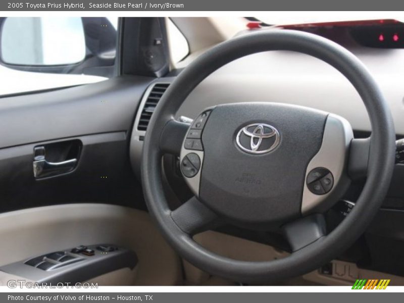 Seaside Blue Pearl / Ivory/Brown 2005 Toyota Prius Hybrid