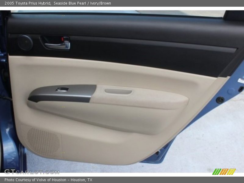 Seaside Blue Pearl / Ivory/Brown 2005 Toyota Prius Hybrid