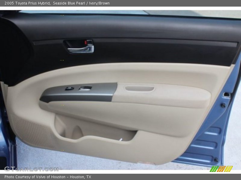 Seaside Blue Pearl / Ivory/Brown 2005 Toyota Prius Hybrid