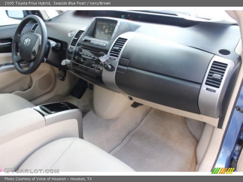 Seaside Blue Pearl / Ivory/Brown 2005 Toyota Prius Hybrid