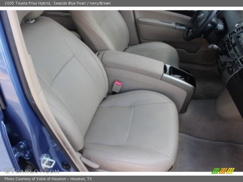 Seaside Blue Pearl / Ivory/Brown 2005 Toyota Prius Hybrid