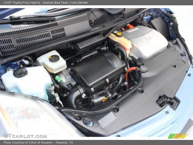Seaside Blue Pearl / Ivory/Brown 2005 Toyota Prius Hybrid
