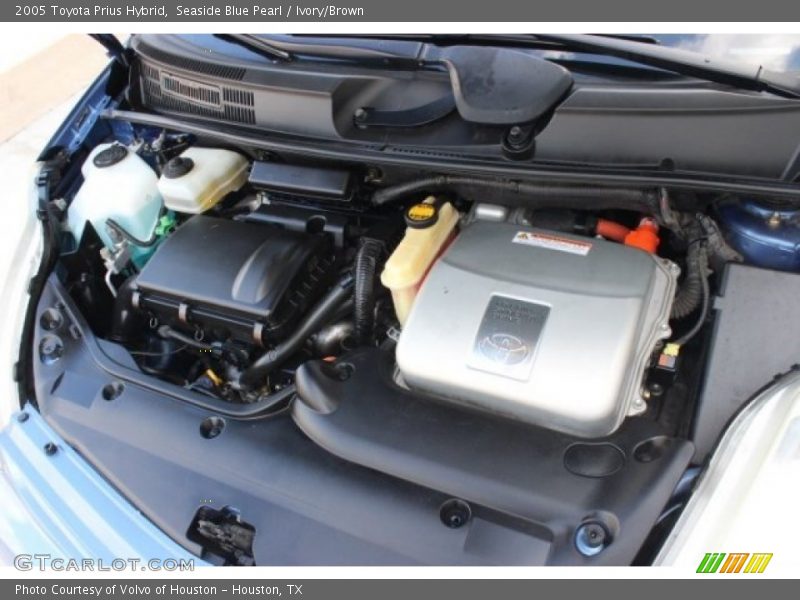 Seaside Blue Pearl / Ivory/Brown 2005 Toyota Prius Hybrid
