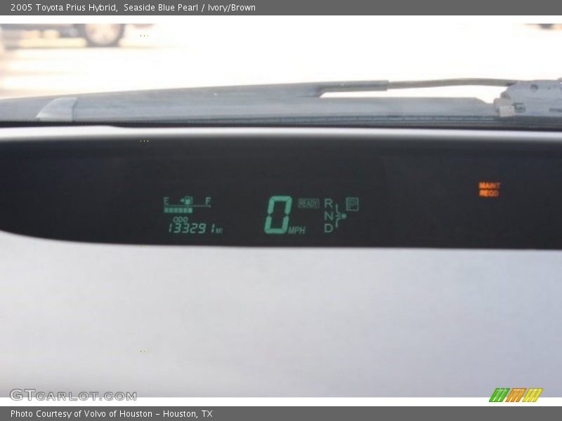 Seaside Blue Pearl / Ivory/Brown 2005 Toyota Prius Hybrid