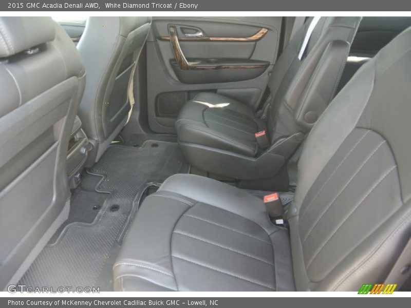 White Diamond Tricoat / Ebony 2015 GMC Acadia Denali AWD