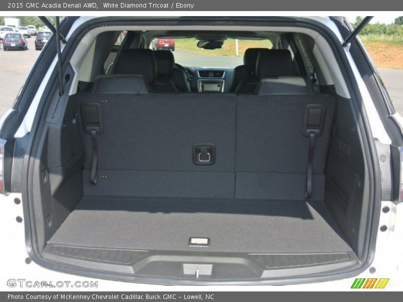 White Diamond Tricoat / Ebony 2015 GMC Acadia Denali AWD