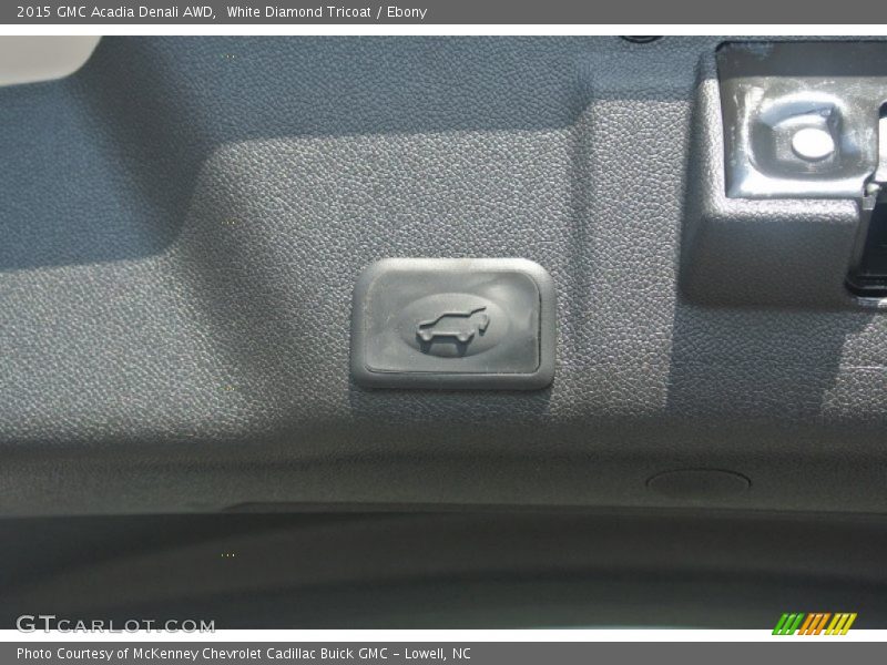 White Diamond Tricoat / Ebony 2015 GMC Acadia Denali AWD
