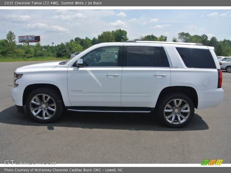 Summit White / Jet Black 2015 Chevrolet Tahoe LTZ 4WD