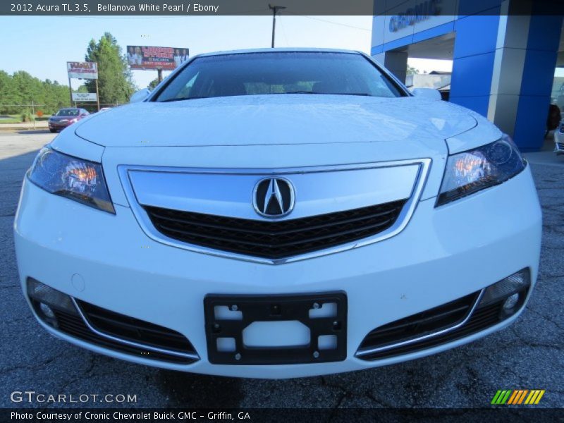 Bellanova White Pearl / Ebony 2012 Acura TL 3.5