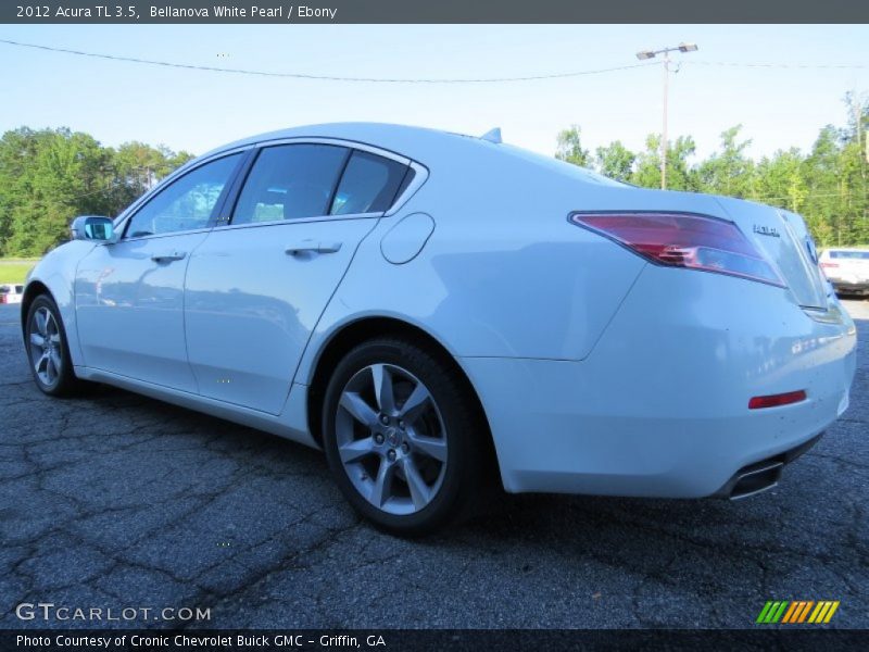 Bellanova White Pearl / Ebony 2012 Acura TL 3.5