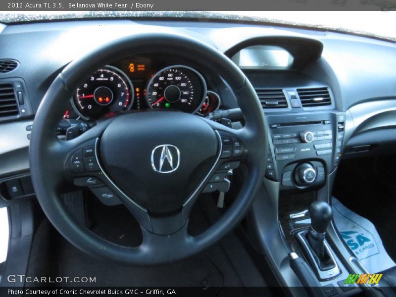 Bellanova White Pearl / Ebony 2012 Acura TL 3.5