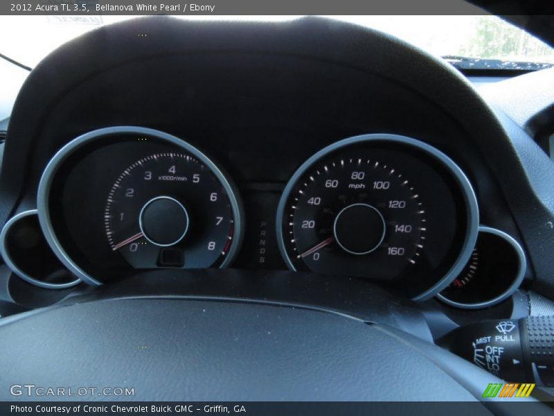 Bellanova White Pearl / Ebony 2012 Acura TL 3.5