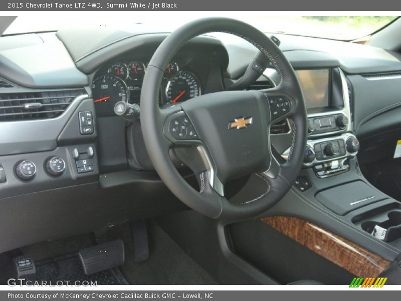 Summit White / Jet Black 2015 Chevrolet Tahoe LTZ 4WD