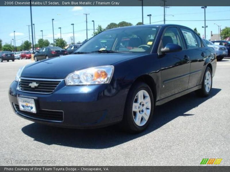 Dark Blue Metallic / Titanium Gray 2006 Chevrolet Malibu LT Sedan