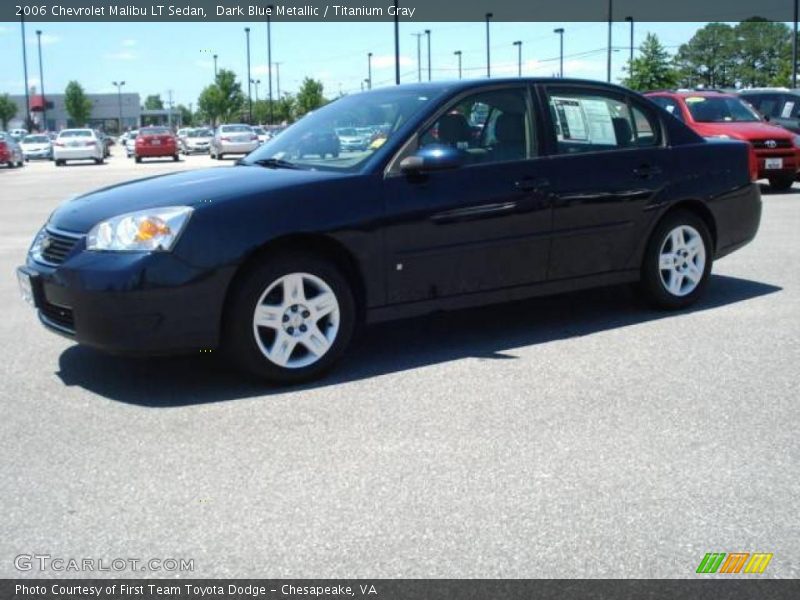 Dark Blue Metallic / Titanium Gray 2006 Chevrolet Malibu LT Sedan